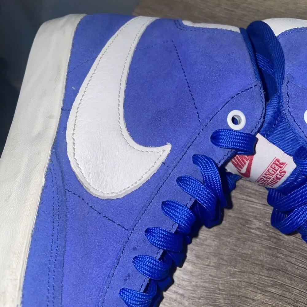 Nike Blazer Mid X Stranger Things OG Independence Day Blue Size 7